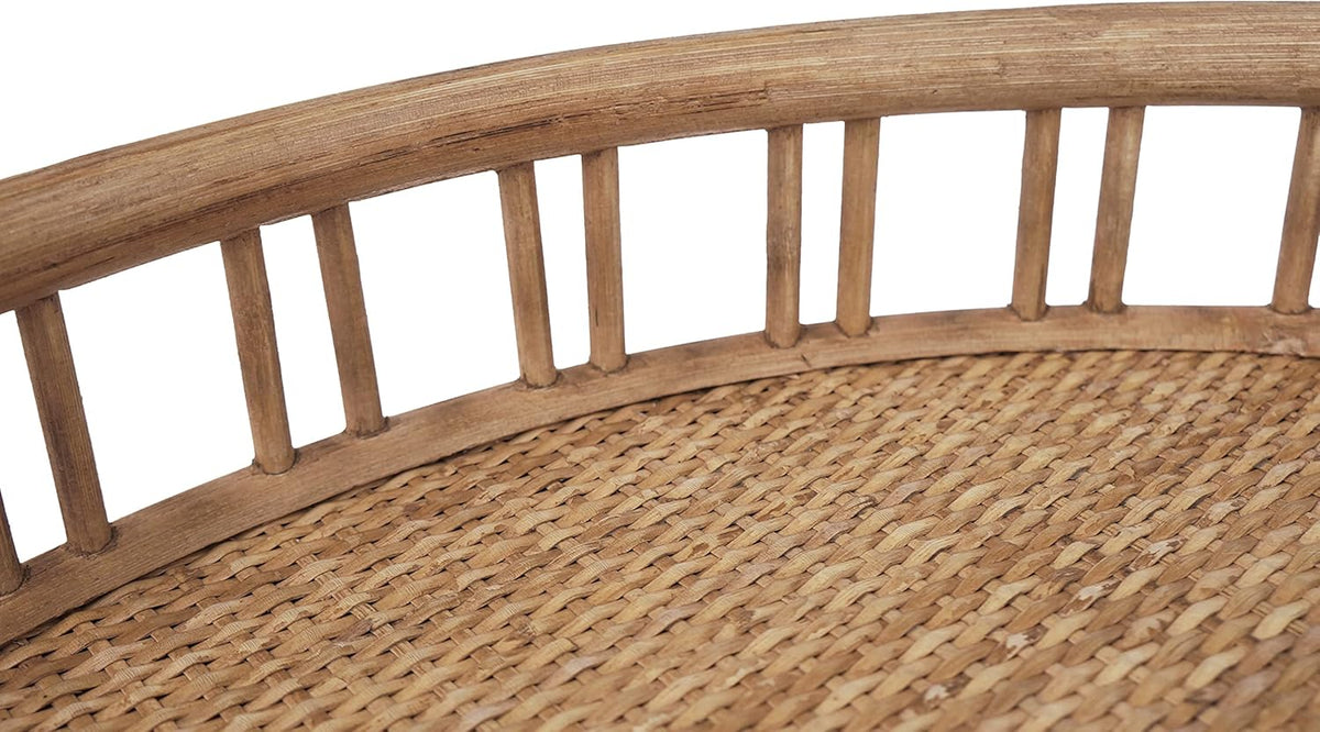 Rattan Tray Top End Table J582
