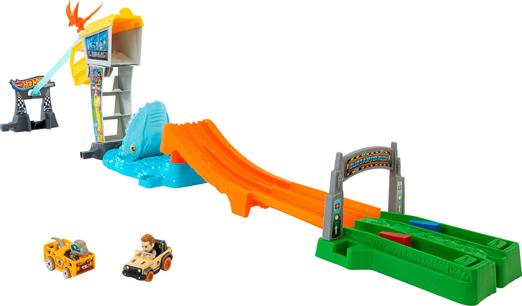 Track Set with 2 Toy Die-Cast Vehicles O219