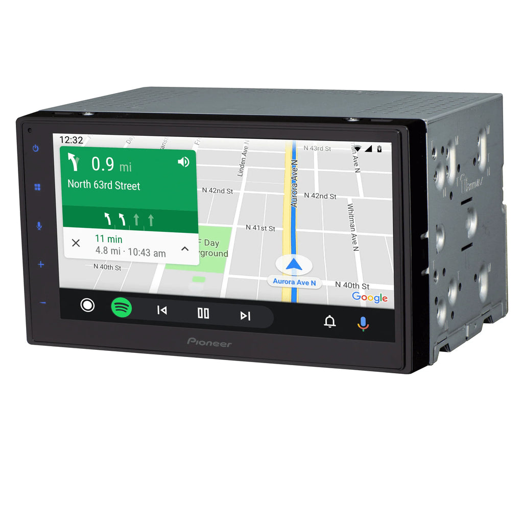 Double Din Digital Media Receiver with 6.8 Touchscreen and Bluetooth H825