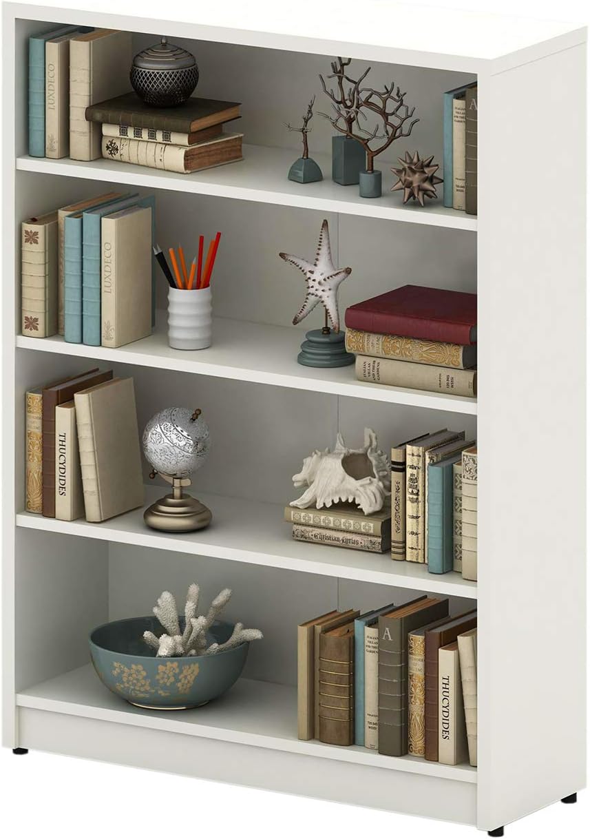 4-Shelf Wood Bookcase C170699