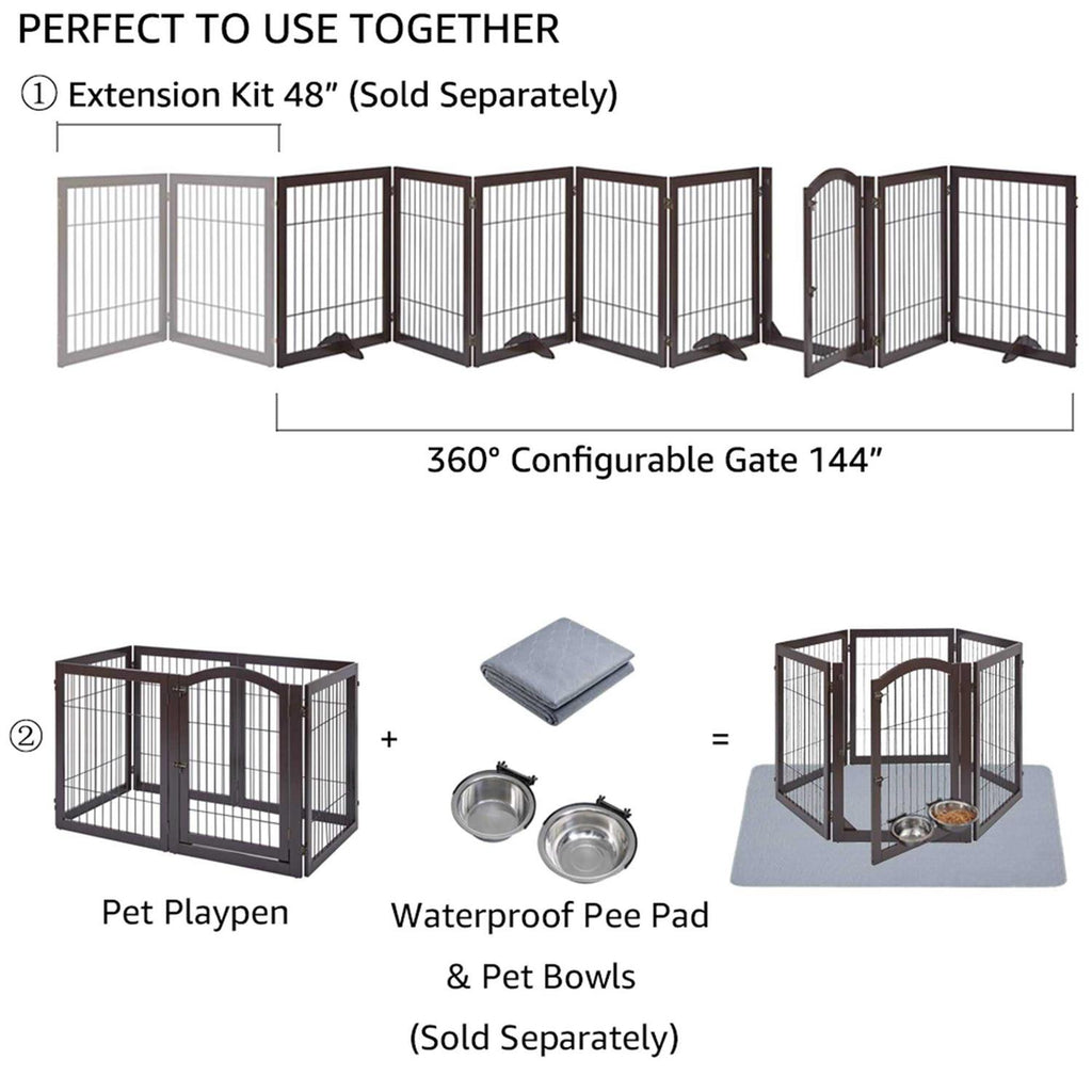 Freestanding Pet Playpen D982