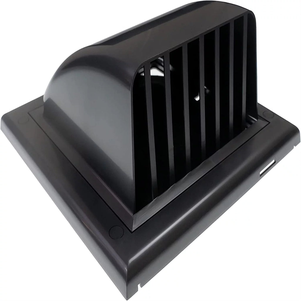 4 Inches Graphite Dryer Vent Hood with Bird Protection and Check Valve H7484