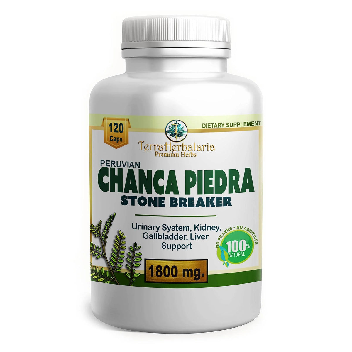 Chanca Piedra 1800 mg 120 Vegetarian Soft Capsules X845204
