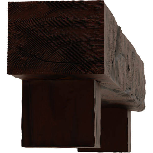 Faux Wood Fireplace Mantel Kit with Corbels X96848
