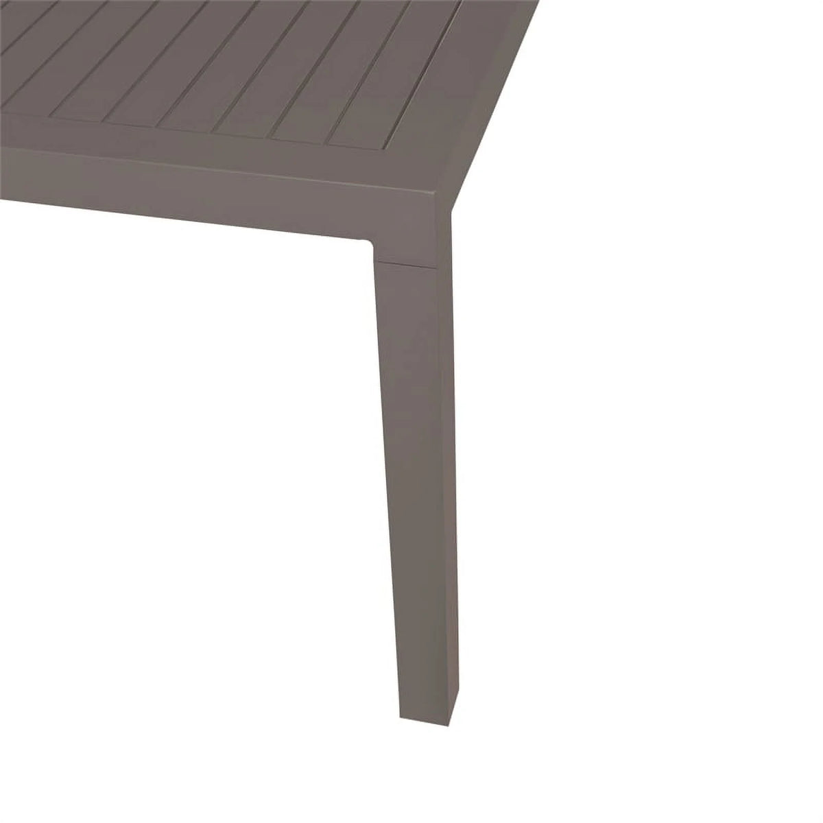 72"W Aluminum Outdoor Rectangular Leg Table K49348