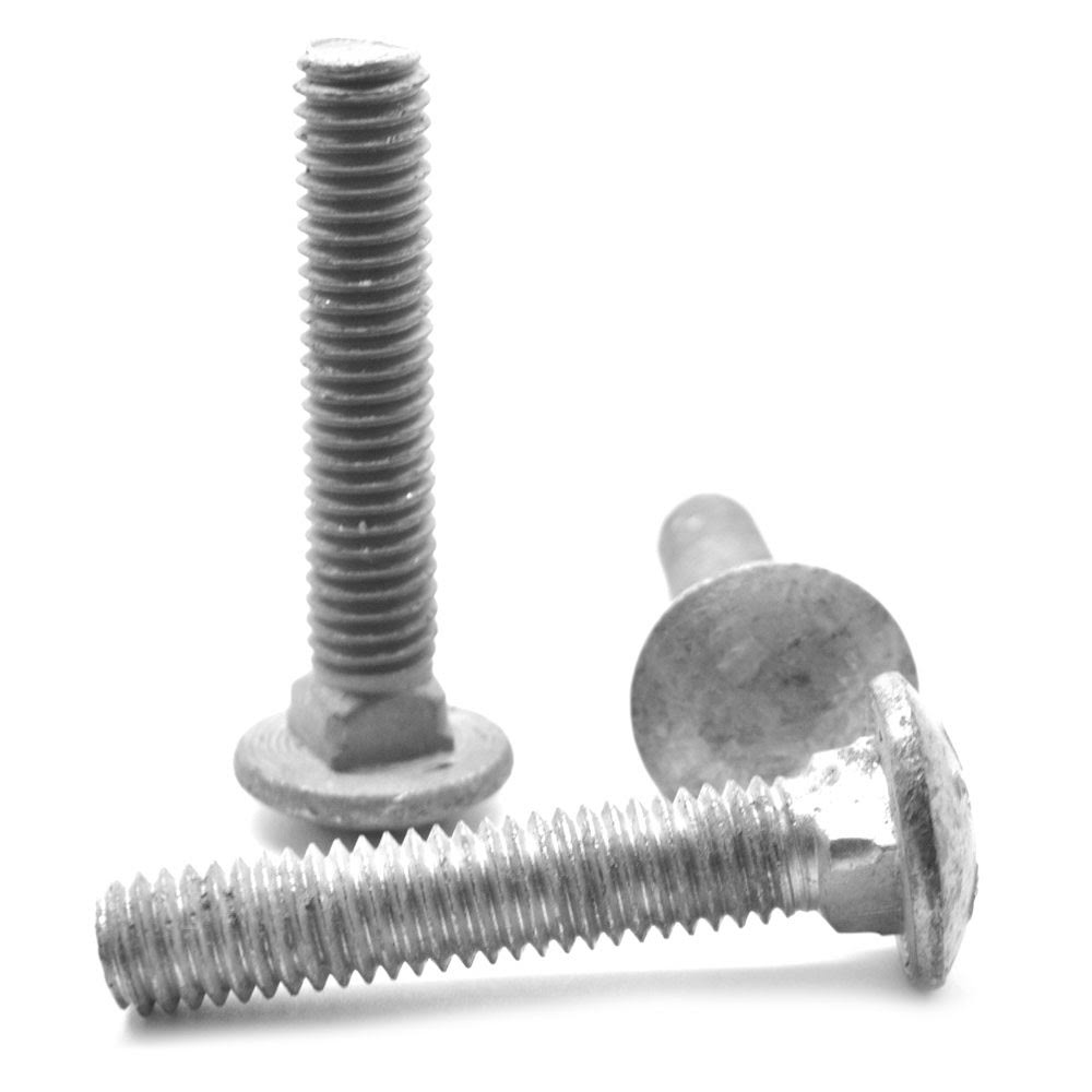 5/8x22-11 x 2x22 Coarse Thread Grade A Carriage Bolt Low Carbon Steel Hot Dip Galvanized P4899