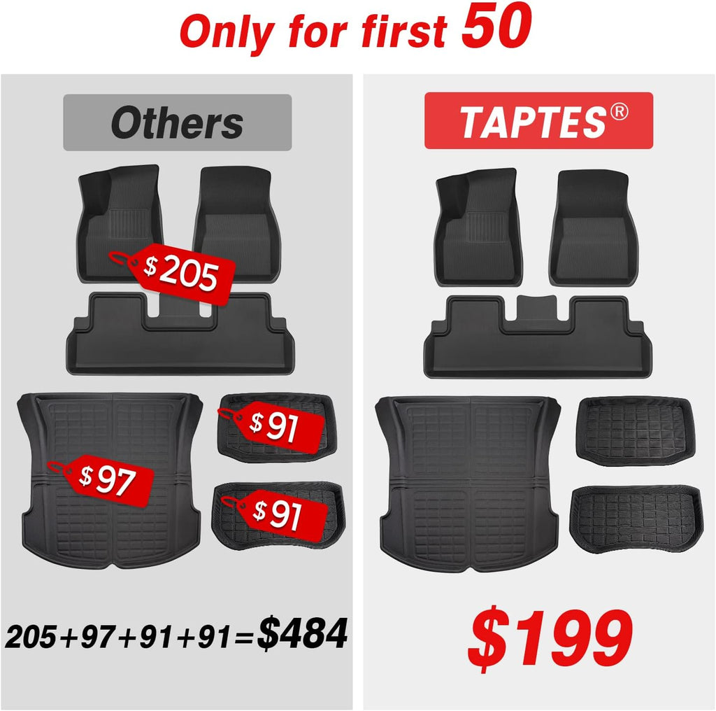 All Weather Floor Mats Set of 6 F600384