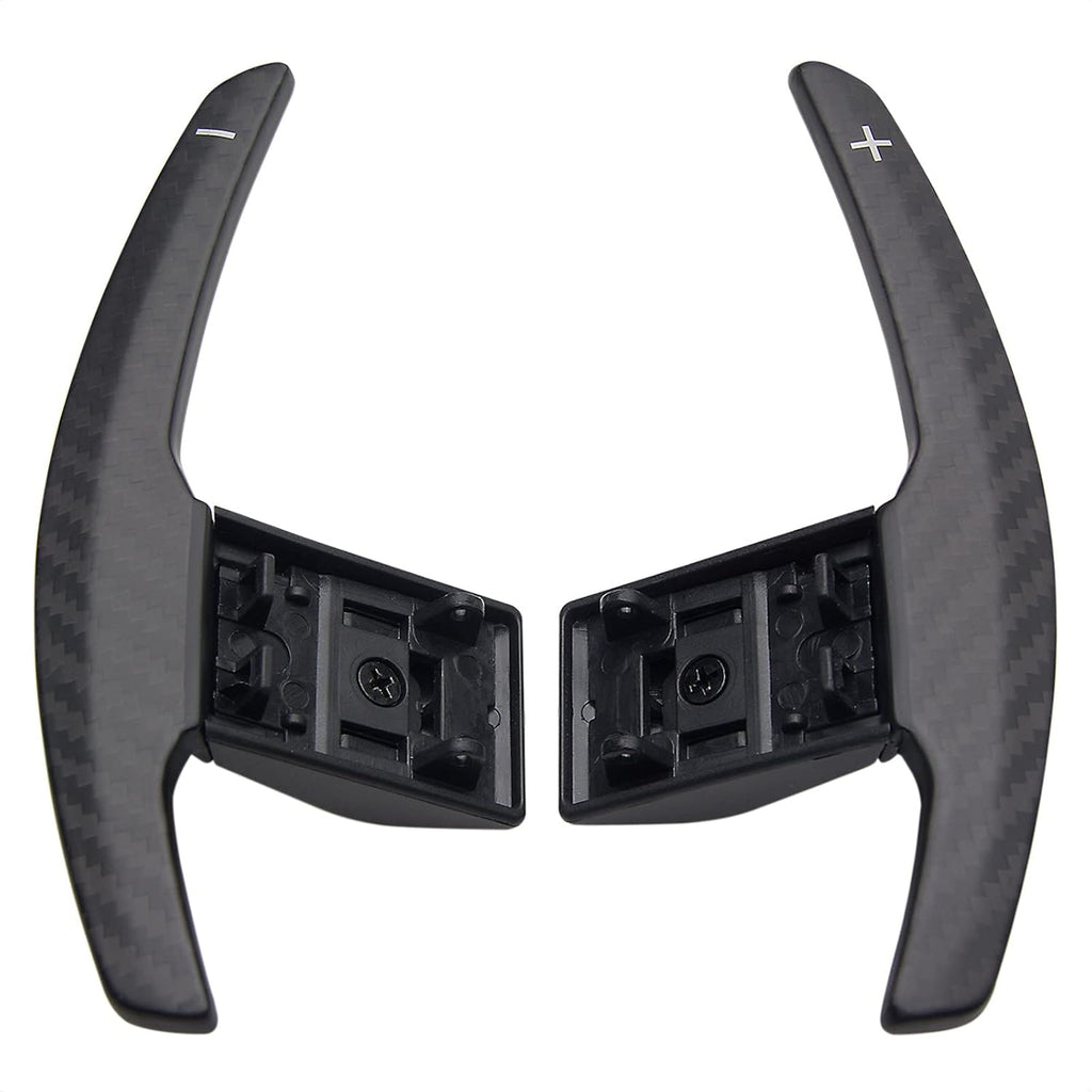 Real Carbon Fiber Steering Wheel Shift Paddle Extended Shifter Trim Cover M219768