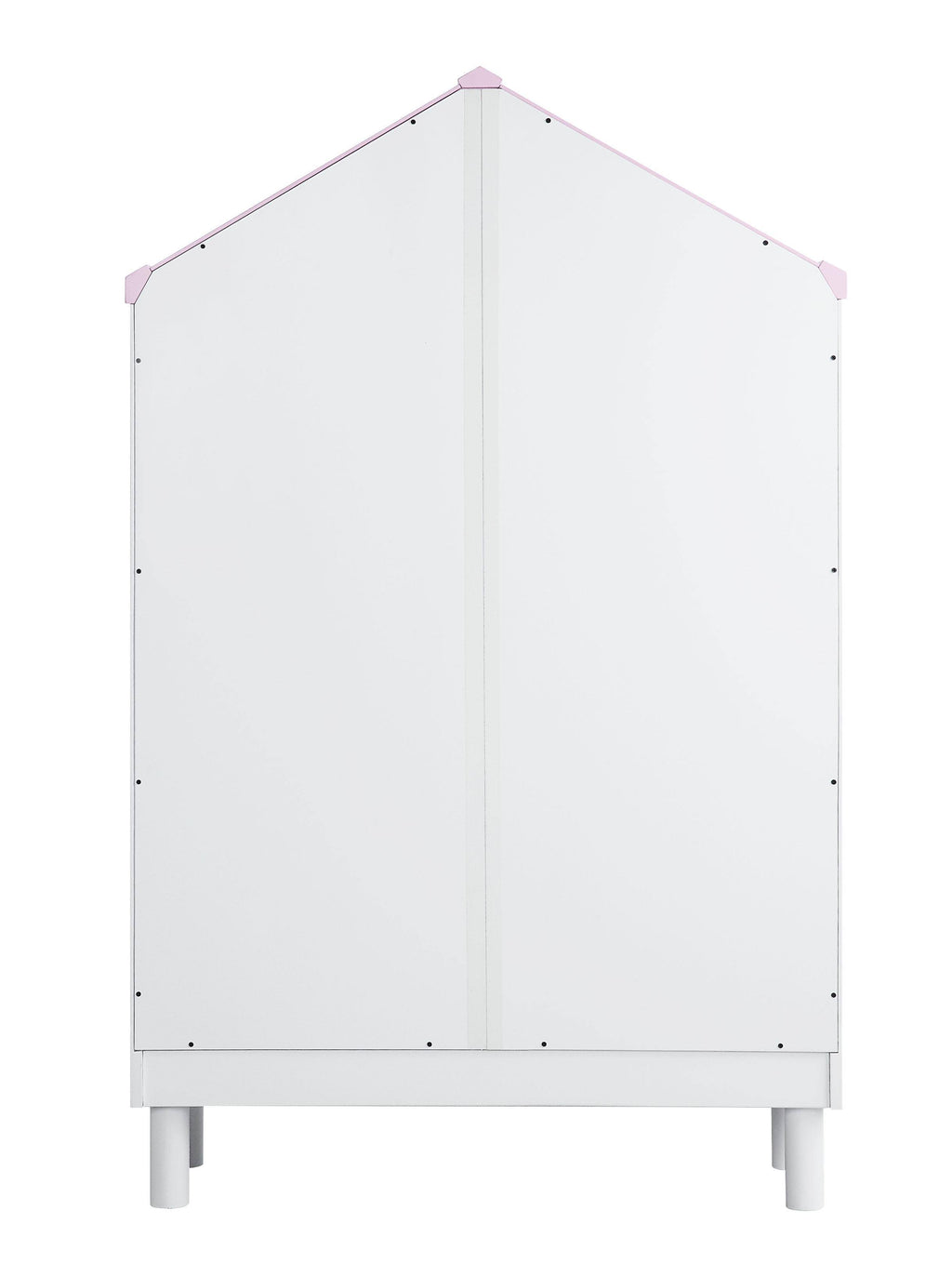 White Pink Wood Bookcase X9283