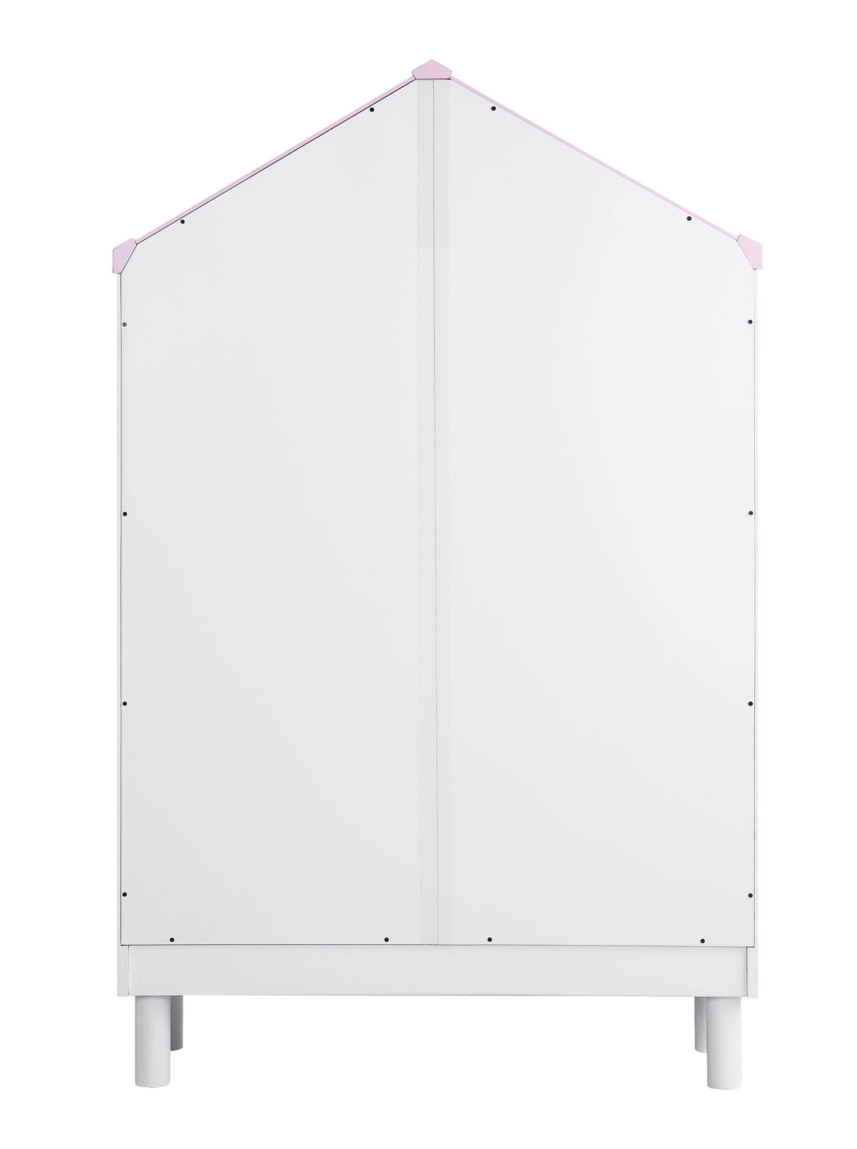 White Pink Wood Bookcase X9283