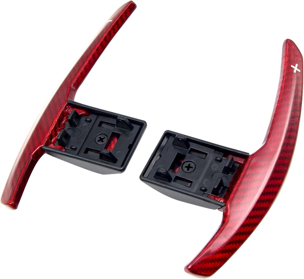 Real Carbon Fiber Steering Wheel Shift Paddle Cover O126