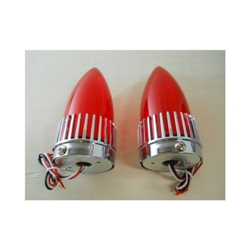 1959 Cadillac Style 40 LED Red Stop Brake Turn Signal Tail Lights U99720