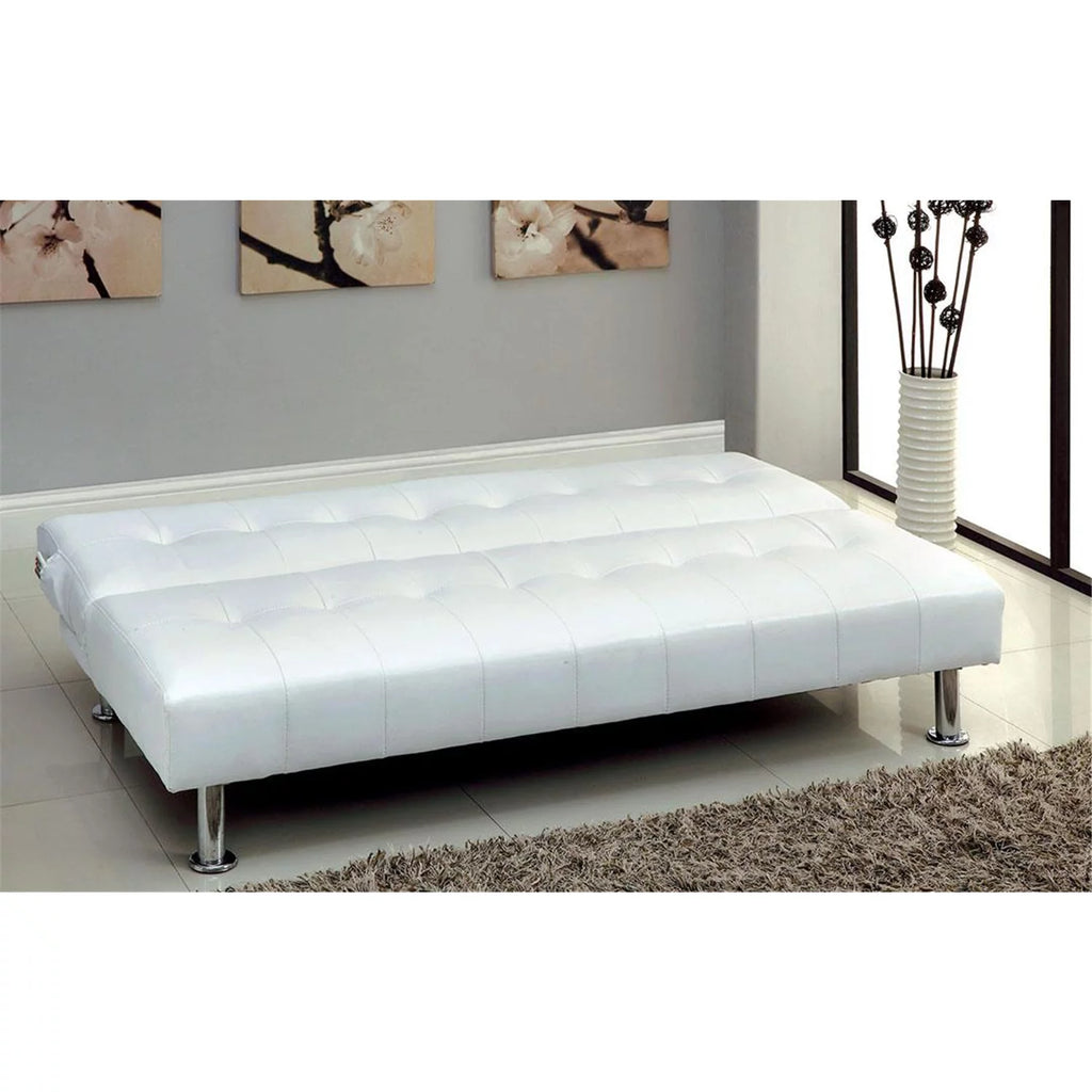 White Futon Sofa C74098