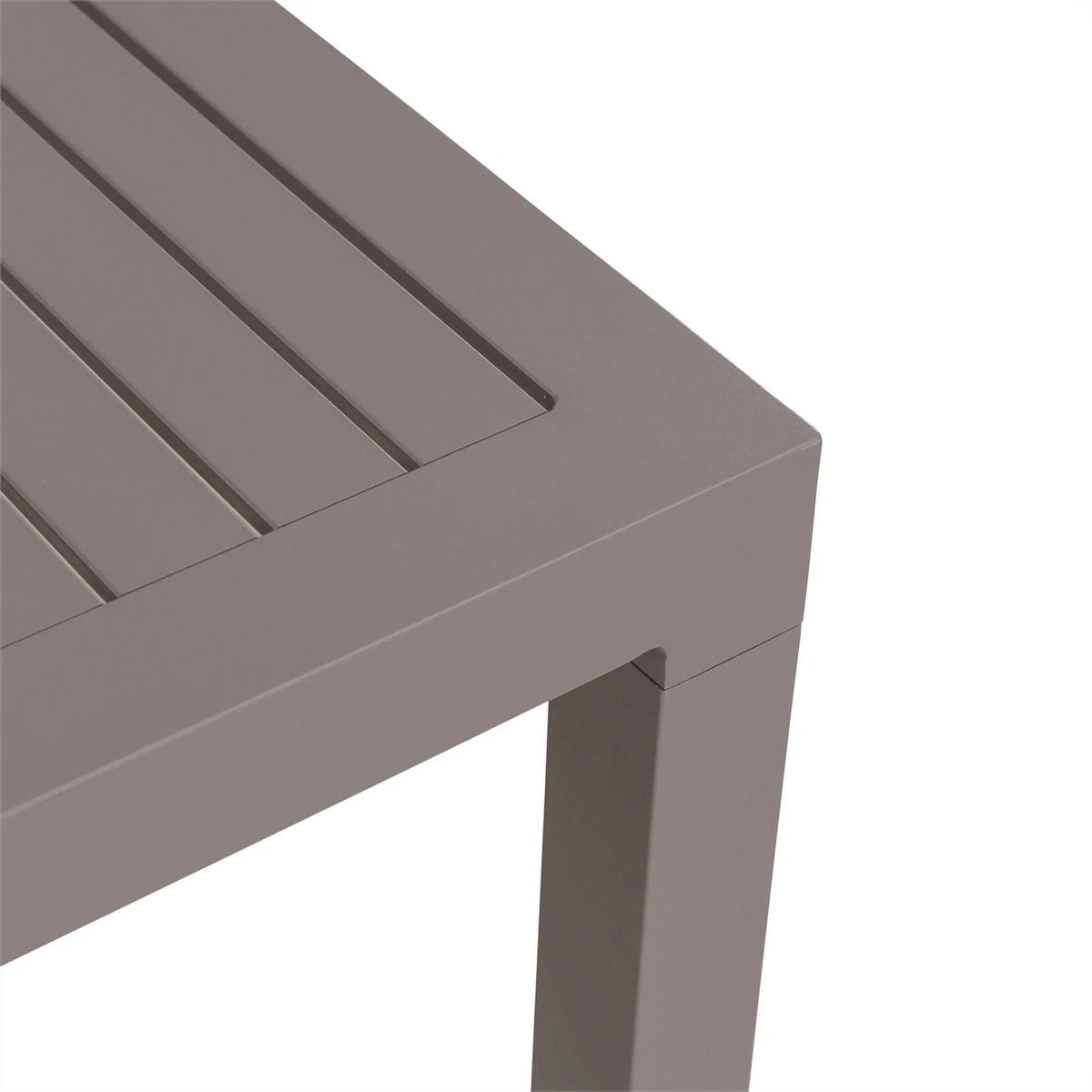 72"W Aluminum Outdoor Rectangular Leg Table K49348