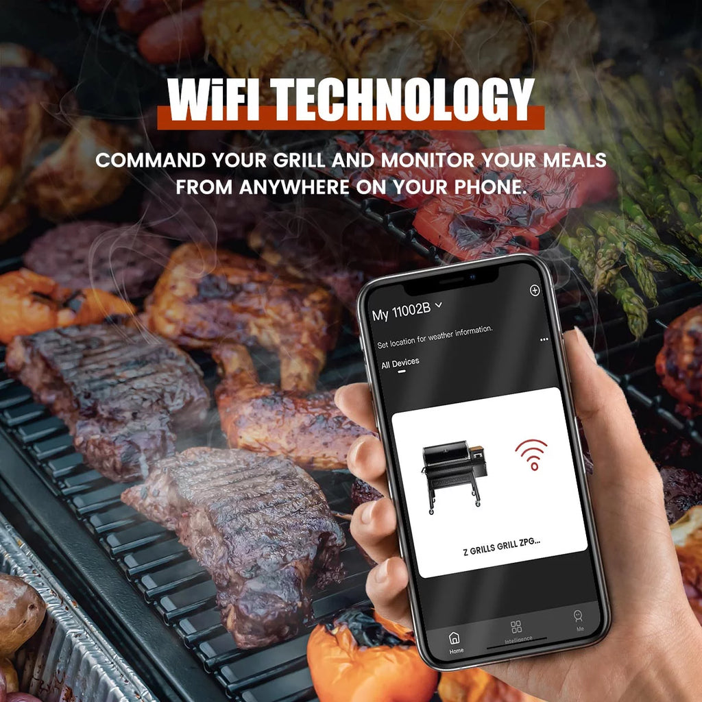 Wood Pellet Grill & Smoker with WiFi Q53805