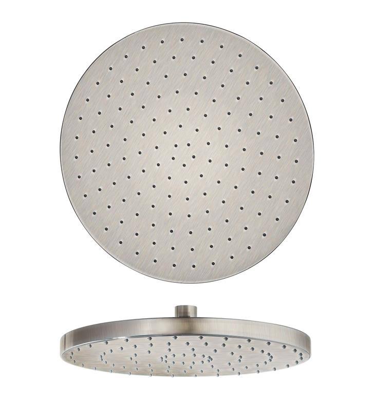 Chrome Rain Shower Head with Arm and Flange N16902