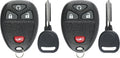 Keyless Entry Remote Control Car Key Fob Replacement with Key (Pack of 2) J289