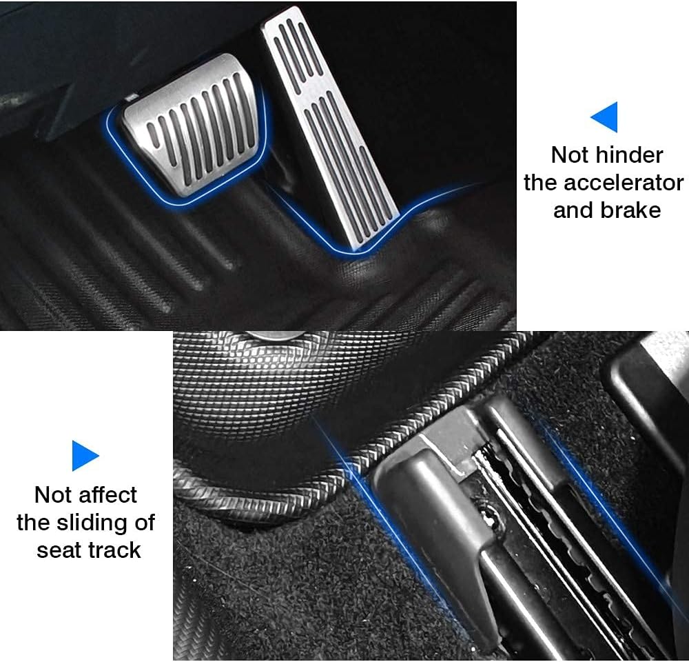 Custom Fit All Weather Rubber Floor Mats 2 Row Set Black N955939