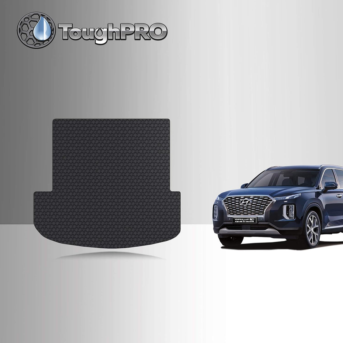 Black Rubber Cargo Trunk Mats Pack of 2 U633791