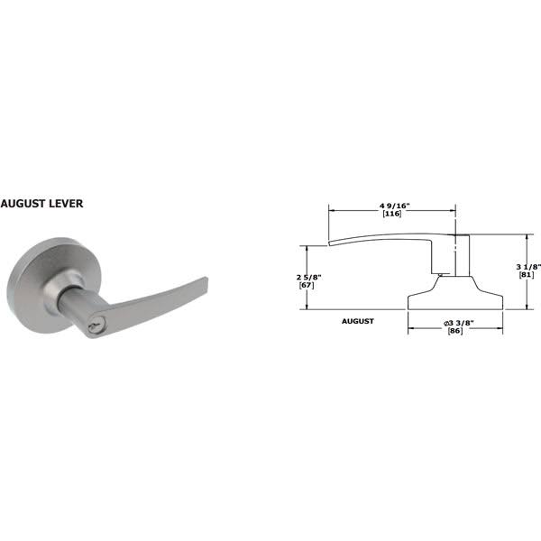 Grade 1 Cylindrical Lock Privacy O3922