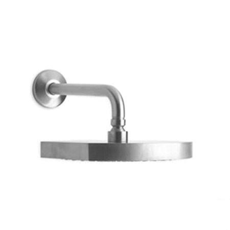 Chrome Rain Shower Head with Arm and Flange N16902