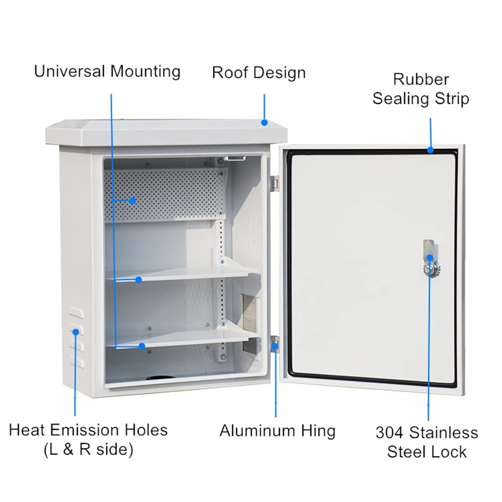 Outdoor Electrical Box, IP55 Stainless Steel Junction Box F808