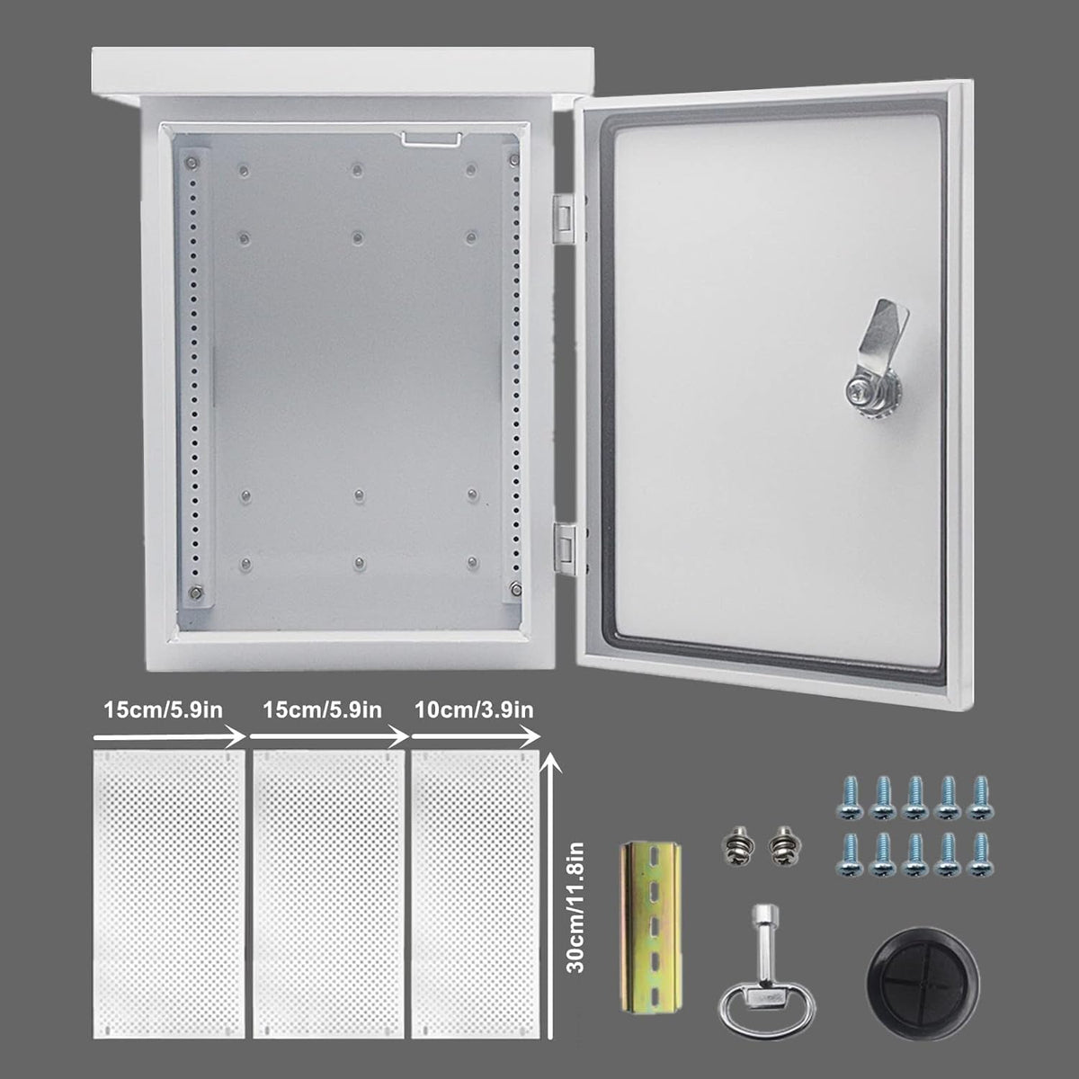 Outdoor Electrical Box, IP55 Stainless Steel Junction Box F808