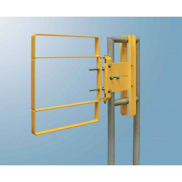 Carbon Steel Safety Yellow Enamel Clamp-On Self-Closing Safety Gate Q6867