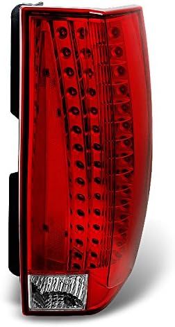 Red Clear Rear LED Tail Lights Brake Lamps Driver Side Left Replacement Assembly V97428