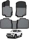 Custom Fit All Weather Rubber Floor Mats 2 Row Set Black N955939