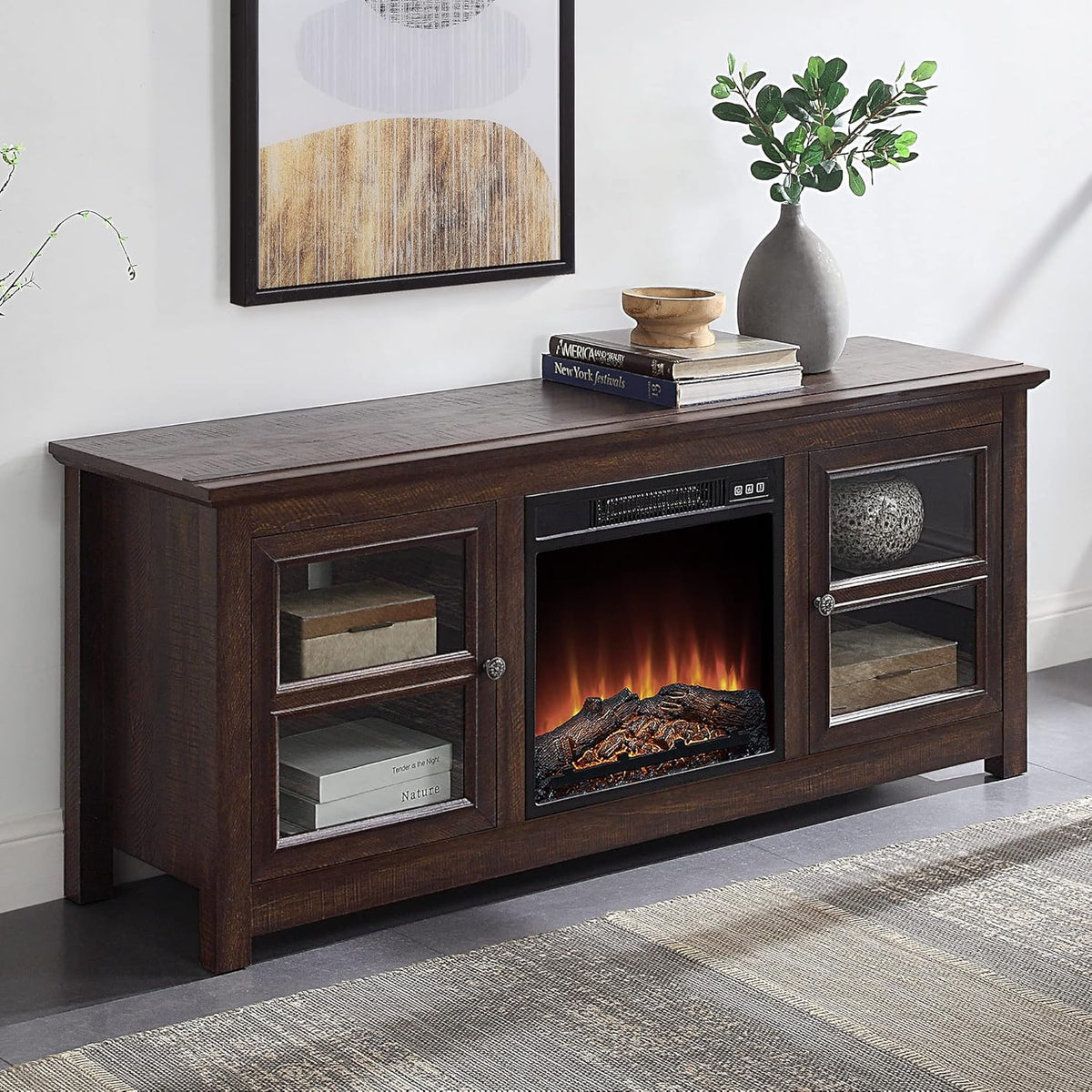 50 Inch Electric Fireplace TV Stand J2520