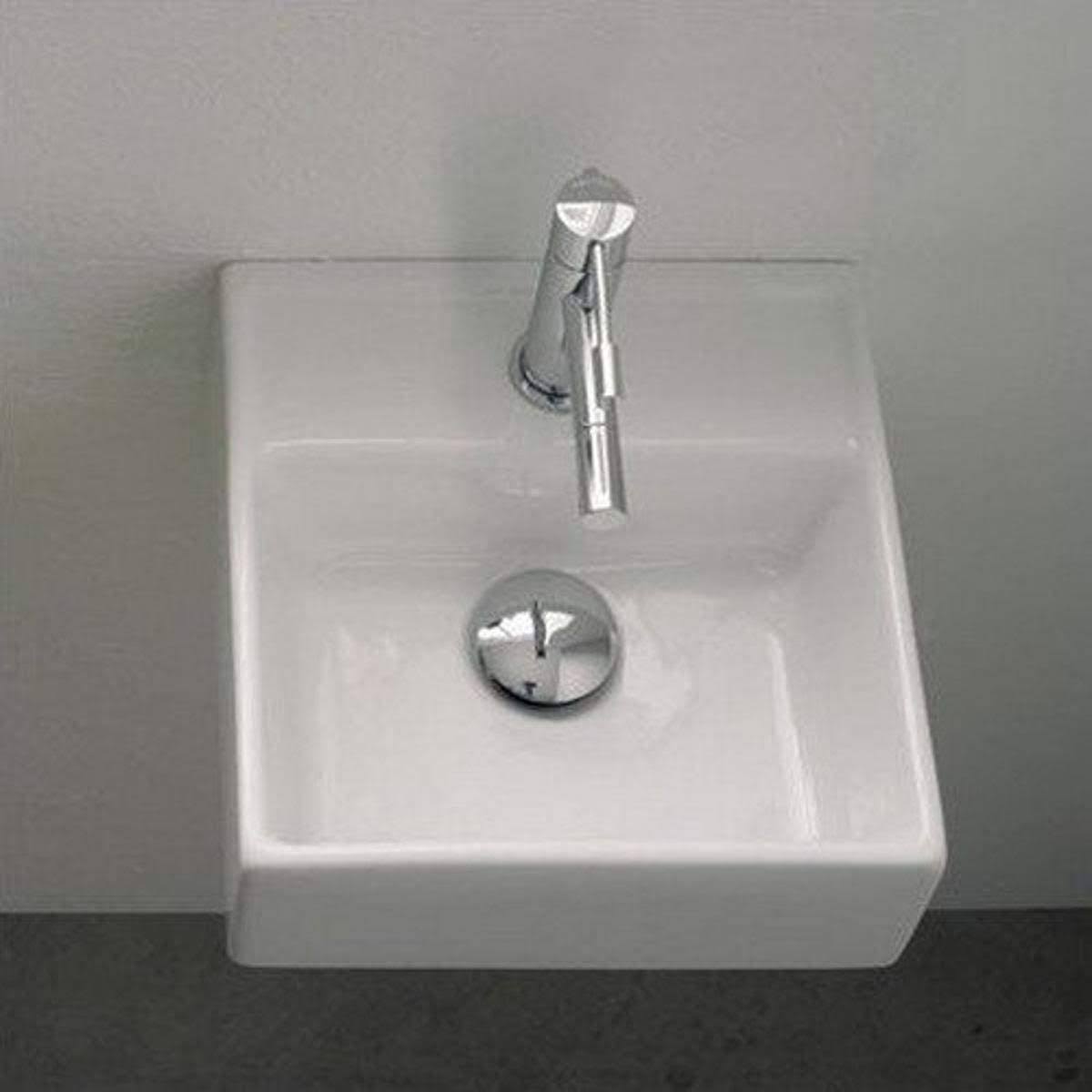 Wall Mount White Bathroom Sink P688