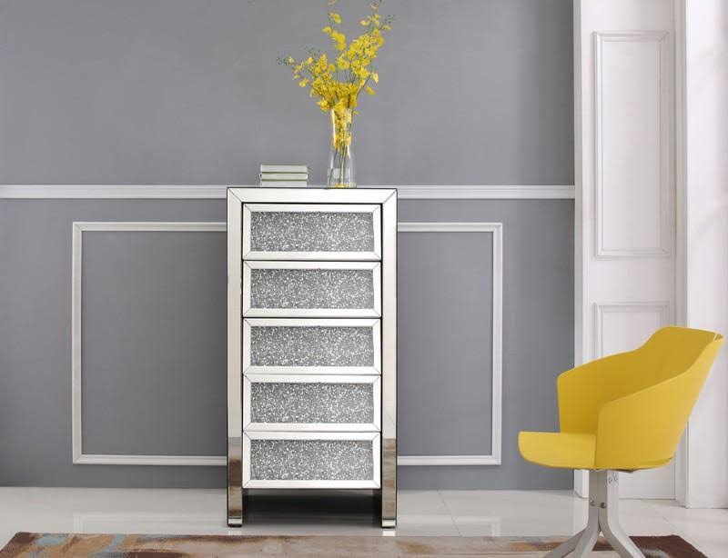 Modern Royal Cut Crystal Cabinet U61242