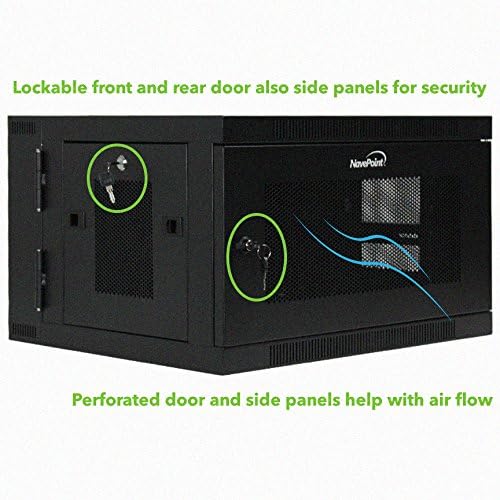 6U Wall-Mount Network Cabinet Enclosure K828296