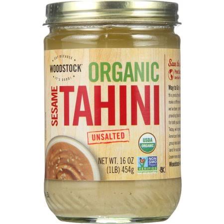 Organic Unsalted Sesame 16 oz Case of 12 P95402