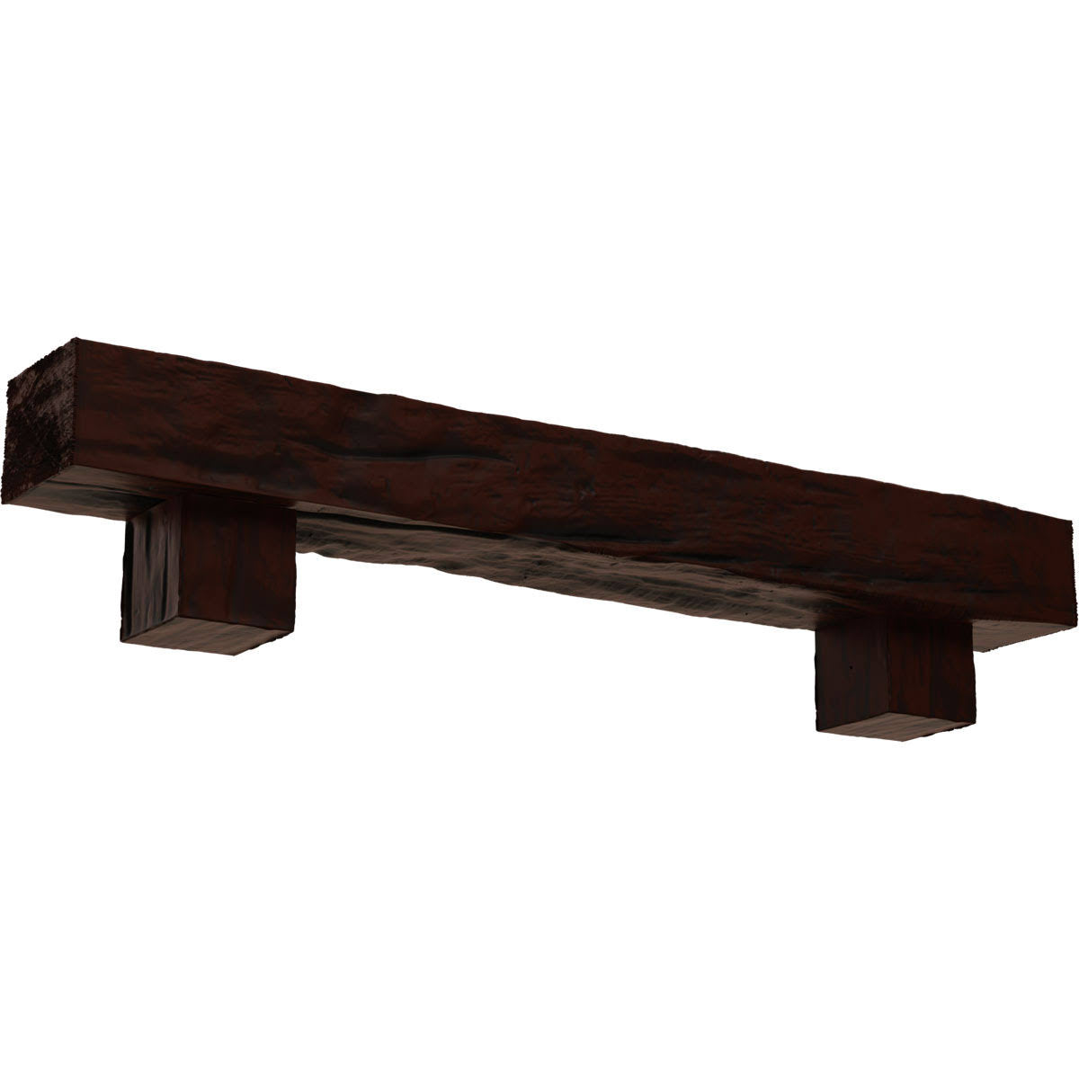Faux Wood Fireplace Mantel Kit with Corbels X96848