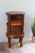 Wood Telephone Table with Two Drawers B238