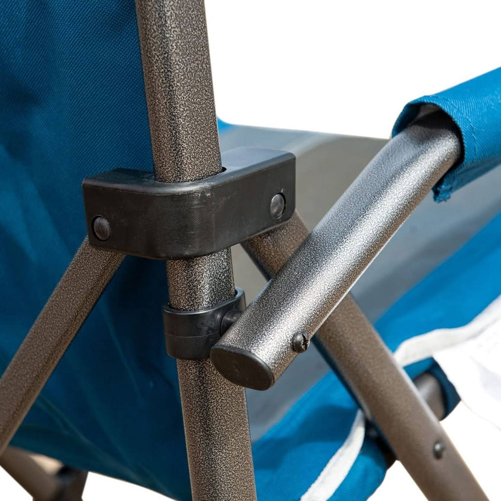 Blue 2 Pack Folding Camping Lounge Chair H542646