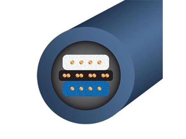 Balanced Interconnect Cable 2 XLR F to 2 XLR M 1 Meter I803345