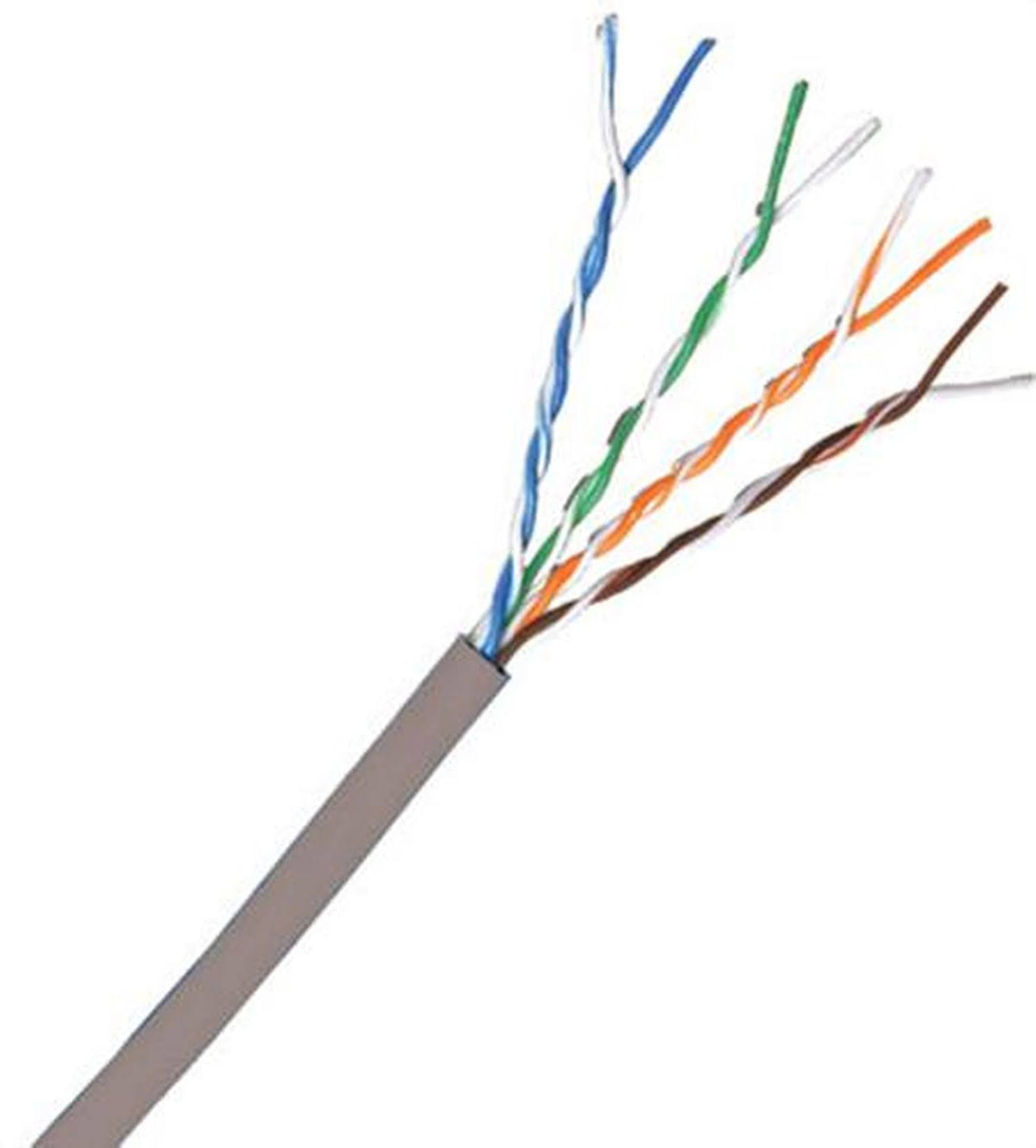 Cat 5e Shielded Stranded Grey Bulk Cable 1000ft Q433