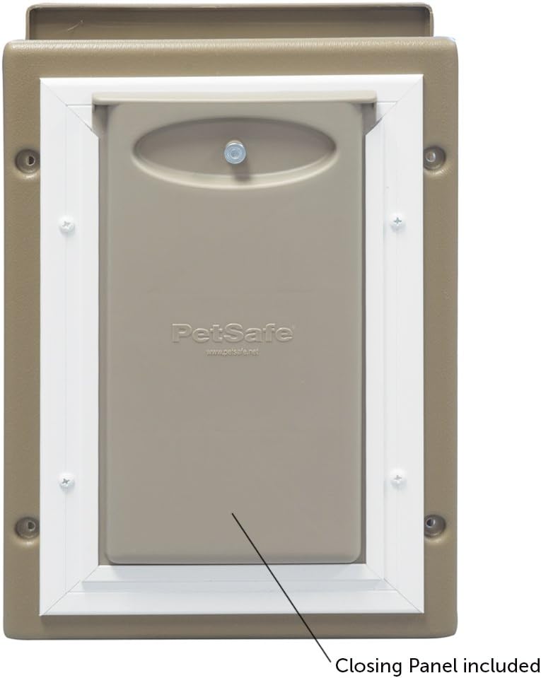 Aluminum Pet Door with Telescoping Tunnel, Medium C64236