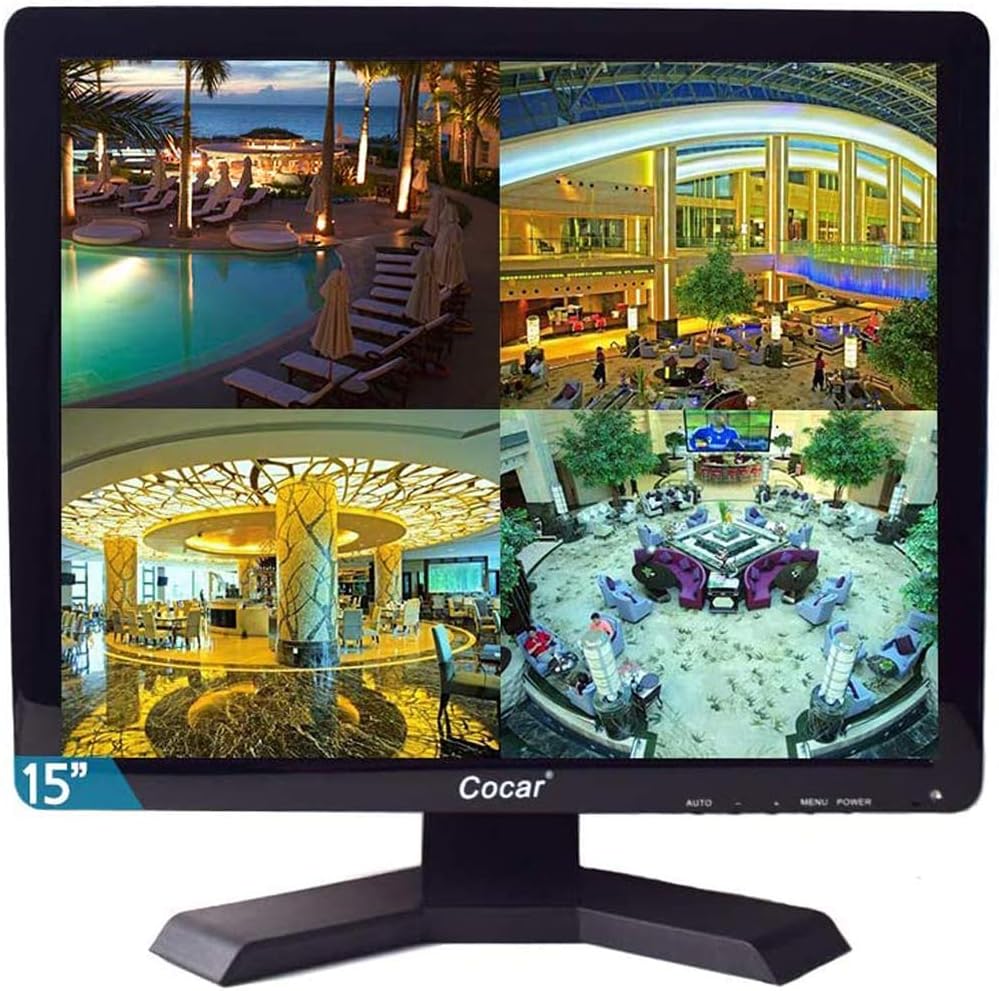 15 inch CCTV Security Monitor with BNC VGA HDMI AV Y285