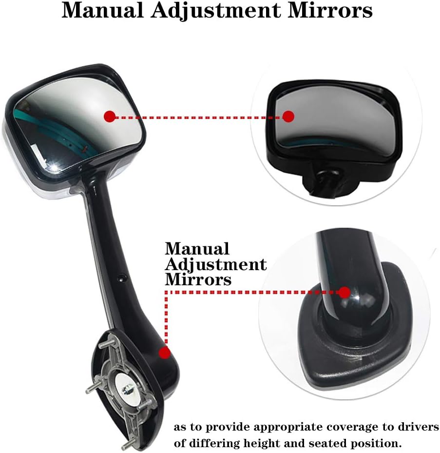 Chrome Hood Mirror Pair Set F747576