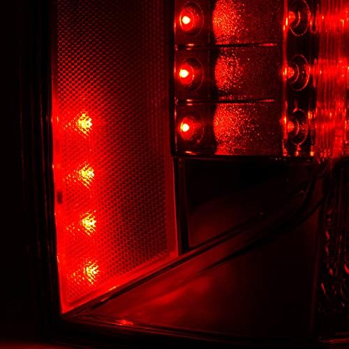 Red Clear Rear LED Tail Lights Brake Lamps Driver Side Left Replacement Assembly V97428