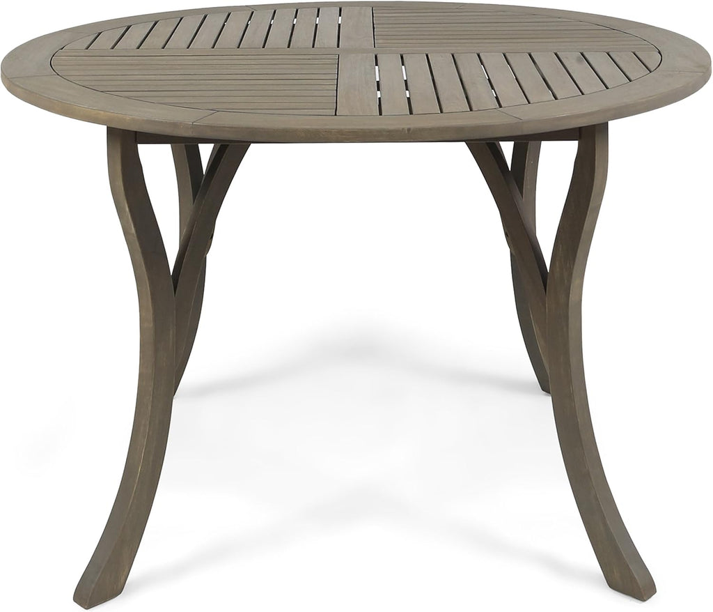 47 Round Acacia Wood Dining Table R6912