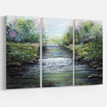 Oil Painting Print Multi-Piece Image on Wrapped Canvas O818493