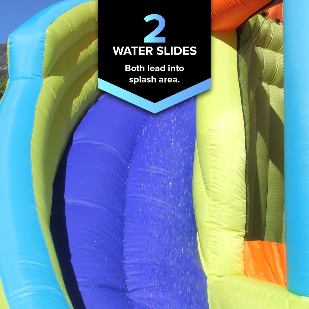 Double Water Slide & Bouncer M8474