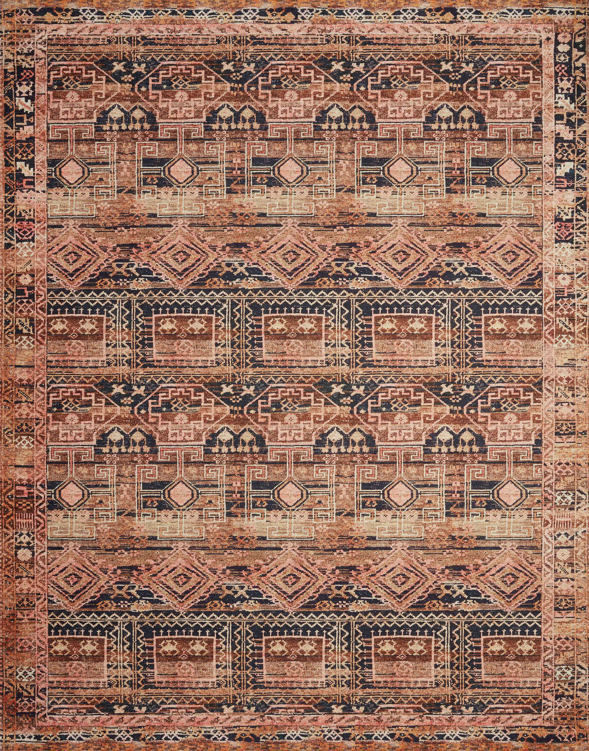 Mocha Blush Rug Z15239