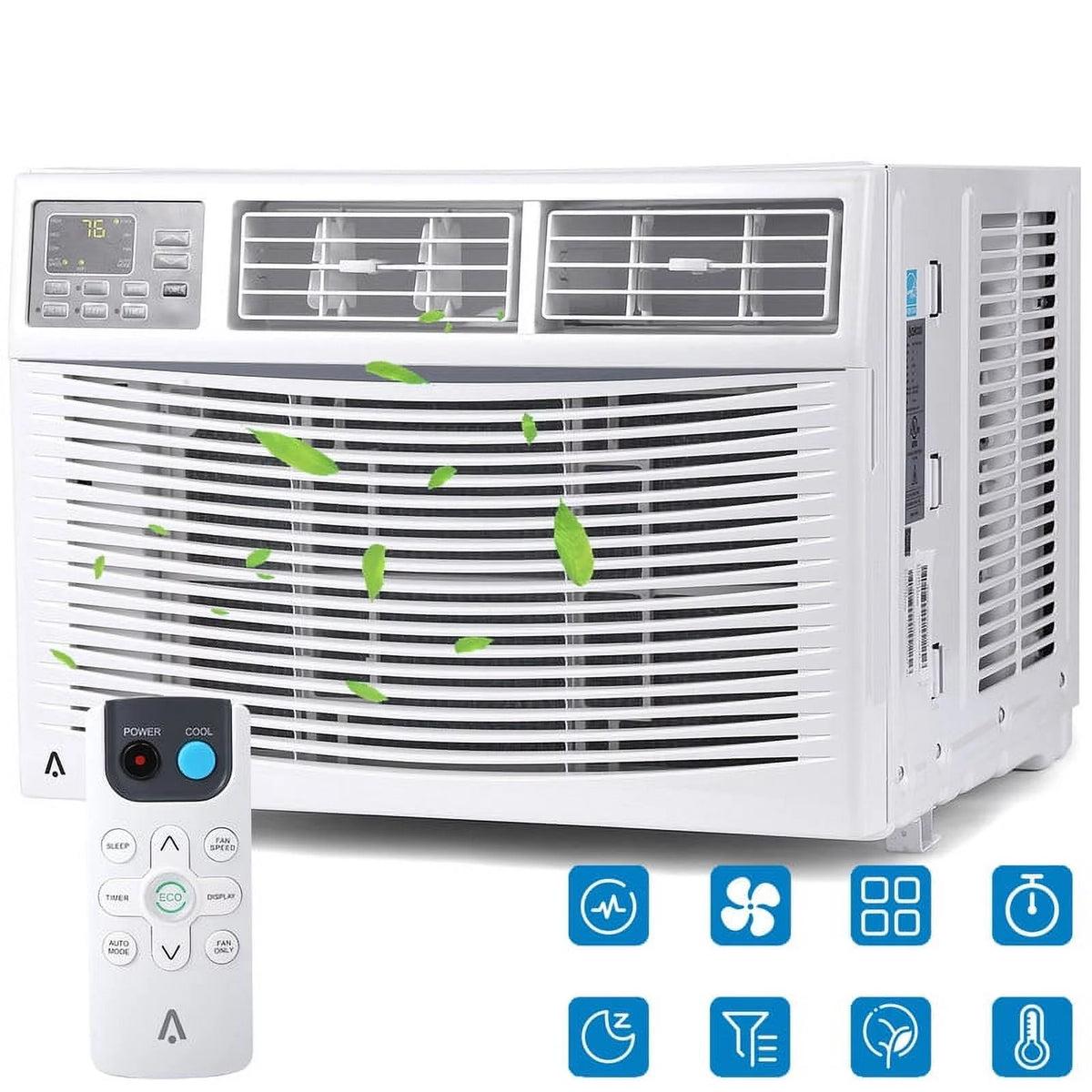 8,000 BTU Smart WiFi Window-Mounted Air Conditioner E78567