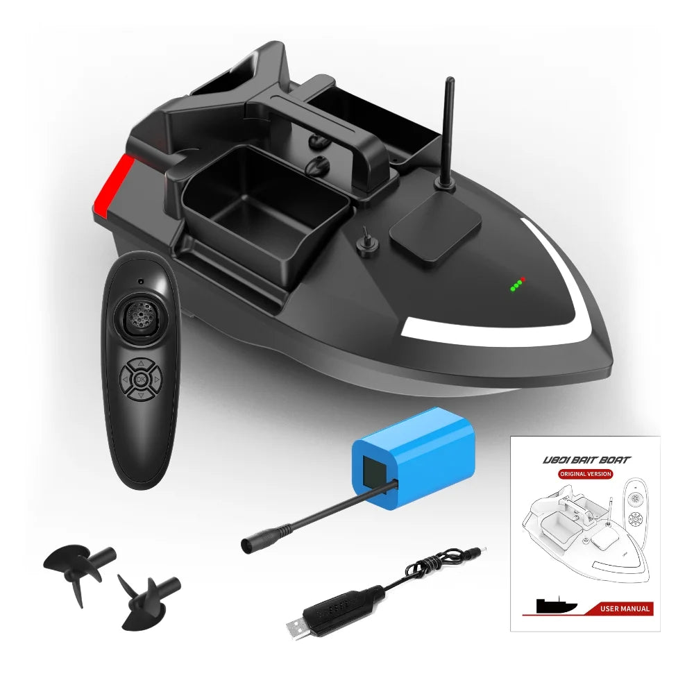 500m Remote Control Fishing Bait Boat Dual Motor 2KG Loading W4858